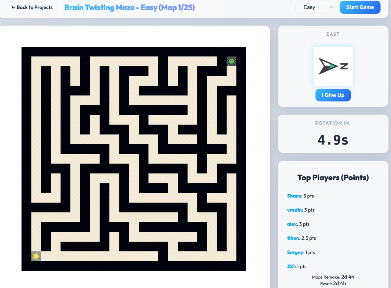 Brain Twisting Maze