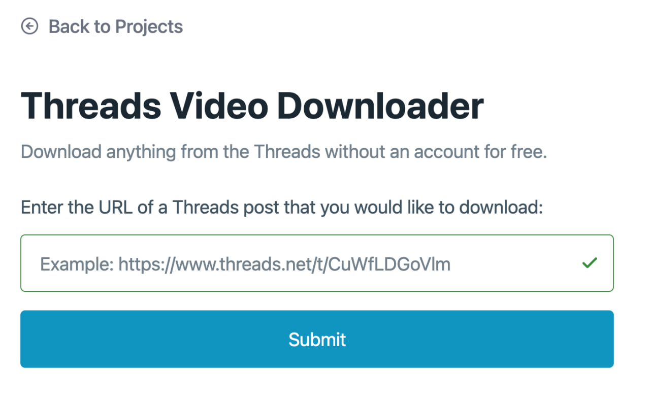 Threads Downloader